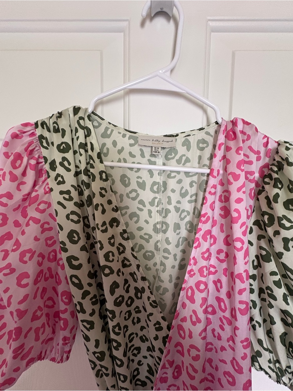 Leopard print wrap dress Never Fully Dressed size 6 - Picture 4 of 8